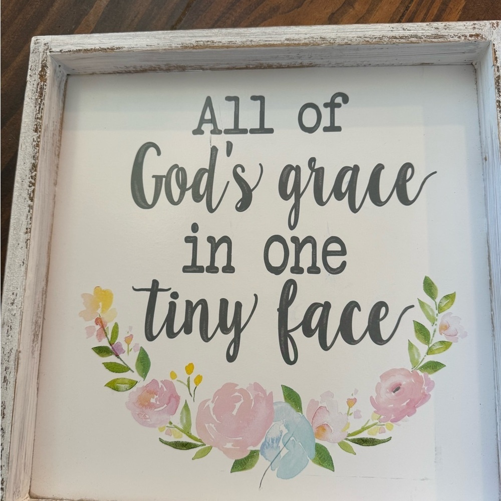 Floral Wall Art with Inspirational‎ Quote